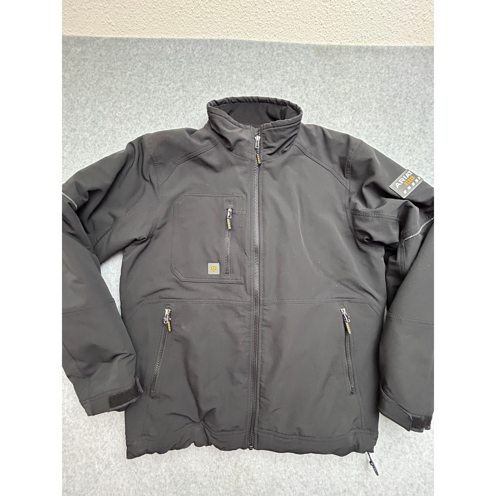 Ariat Rebar Cloud 9 Insulated Softshell Jacket Mens Medium Black Workwear Coat